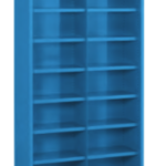 Steel Bin Cabinet Blue 220mm