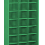 Steel Bin Cabinet Green 220mm