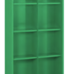 Steel Bin Cabinet Green 440mm