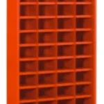 Steel Bin Cabinets Red